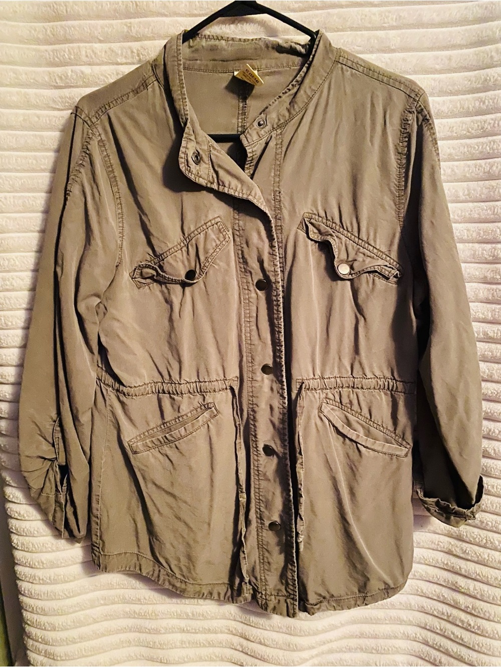 Sea foam Green Utility Jacket - Women